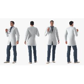 Male Doctor Standing Pose model